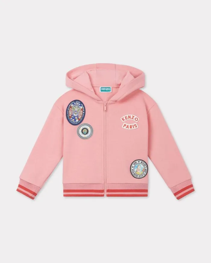 Kids Embroidered 039KENZO Tour039 Cotton Sweatshirt Dark Rose Kenzo Tshirts And Sweatshirts Kids Embroidered 039KENZO Tour039 Cotton Sweatshirt Dark Rose Kenzo Tshirts And Sweatshirts