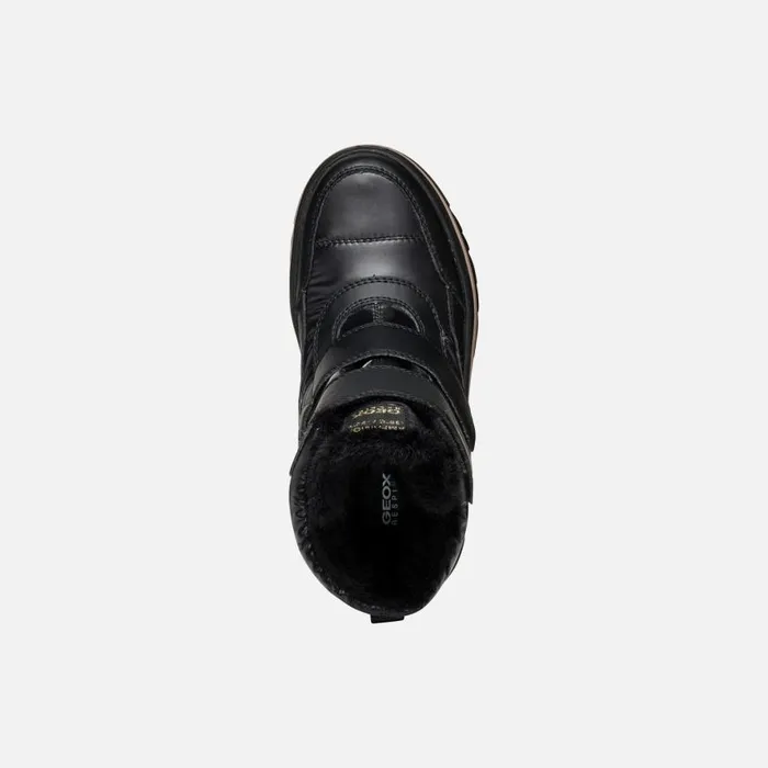 Kids Geox Ankle Boots ADELHIDE ABX GIRL Black Mid Calf Boots Black