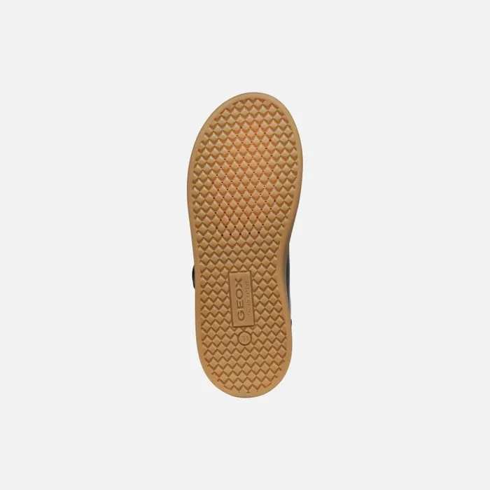 Kids Geox Sneakers ECLYPER BOY NavyBeige Low Top Sneakers Navybeige