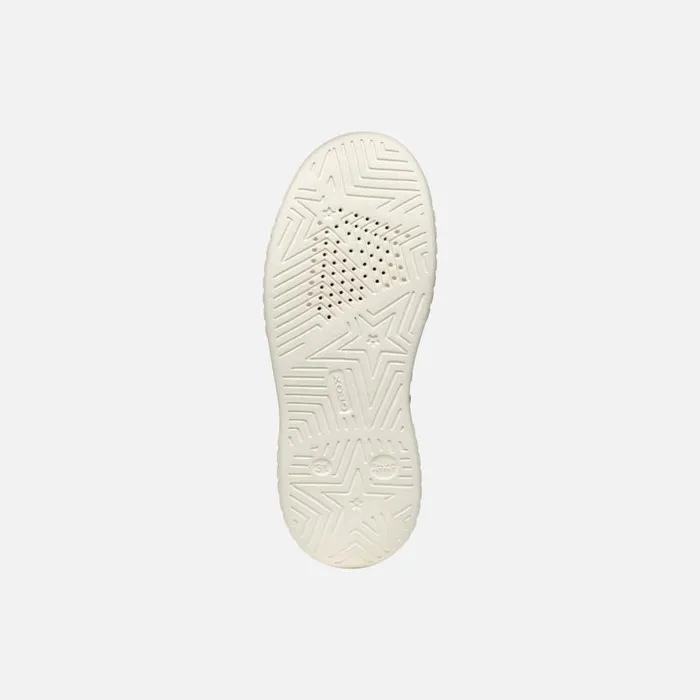 Kids Geox Sneakers MIKIROSHI GIRL PlatinumBlack High Top Sneakers Platinumblack