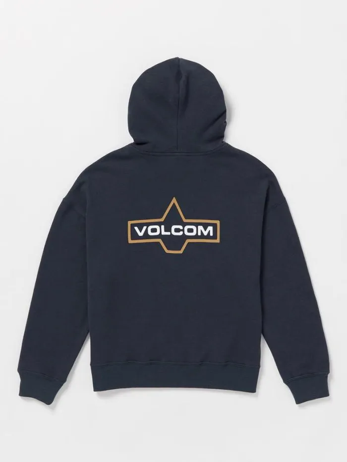 Kids Hoodies and Sweatshirts Volcom Big Boys Branding Iron Heather Hoodie 8211 Navy Heather