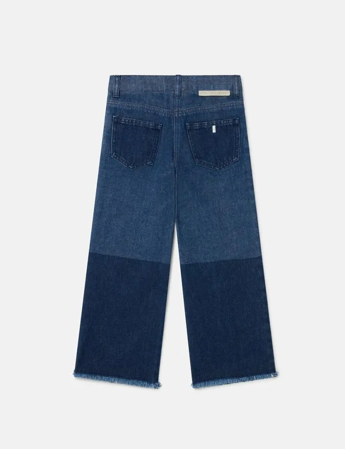 Kids Horse Appliqu Denim Jeans Blue Stella McCartney Pants and Shorts