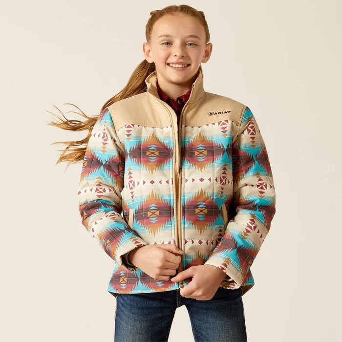 Kids Jackets and Vests Ariat Crius Jacket Serrano Southwest Print