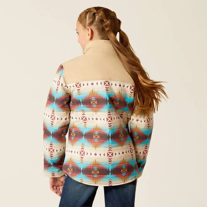 Kids Jackets and Vests Ariat Crius Jacket Serrano Southwest Print