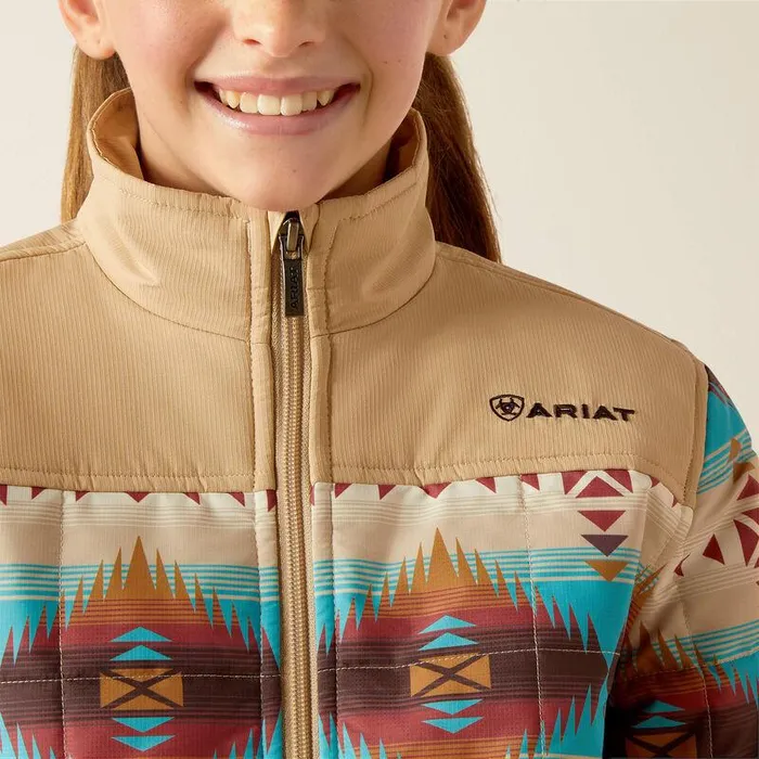 Kids Jackets and Vests Ariat Crius Jacket Serrano Southwest Print