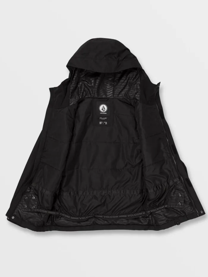 Kids Jackets Volcom Stone 91 Insulated Jacket 8211 Black