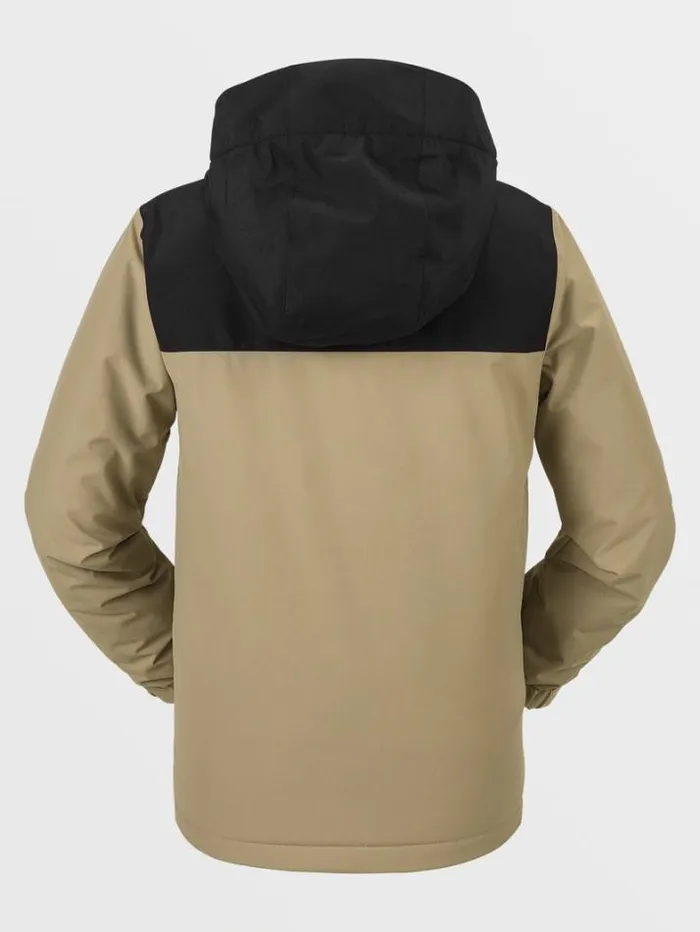 Kids Jackets Volcom Stone 91 Insulated Jacket 8211 Dark Khaki