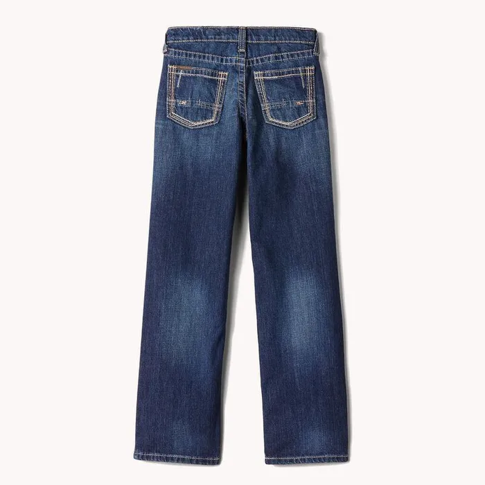 Kids Jeans Ariat B5 Slim Boundary Stackable Straight Leg Jean Cyclone Kids Jeans Ariat B5 Slim Boundary Stackable Straight Leg Jean Cyclone