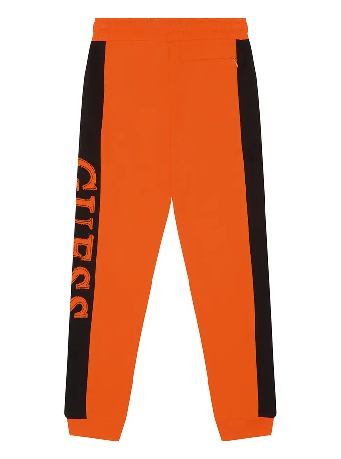 Kids Little Boy GUESS Eco Orange Logo Active Pants 27 Kids Little Boy GUESS Eco Orange Logo Active Pants 27