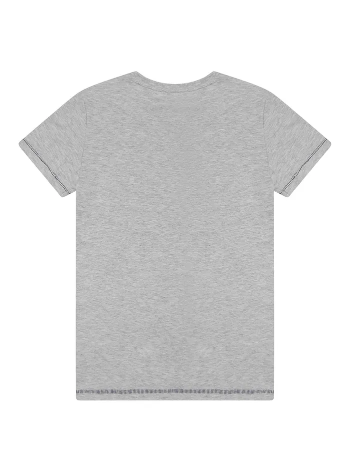 Kids Little Boy GUESS Grey American Tradition Logo Tshirt 27
