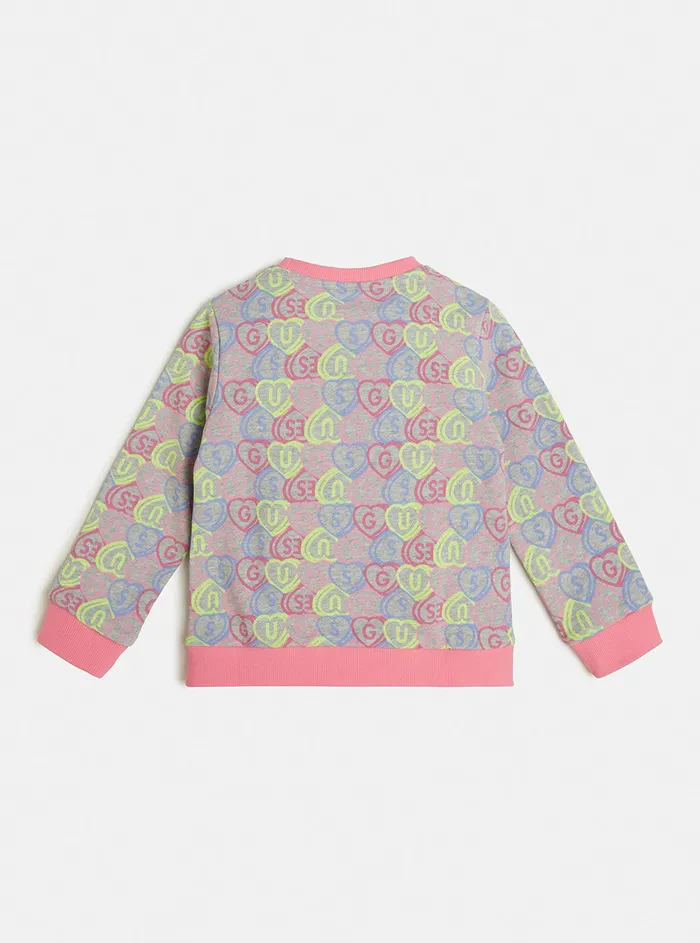 Kids Little Girl GUESS Captured Heart Active Jumper 27 Kids Little Girl GUESS Captured Heart Active Jumper 27