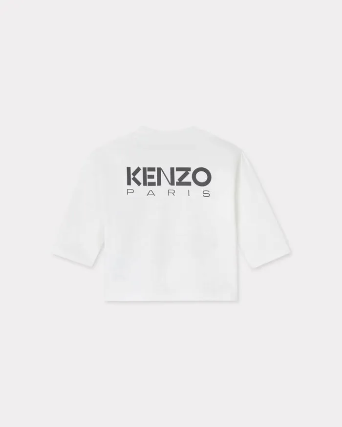 Kids Longsleeved Cotton Tshirt Blush Kenzo Babies 1 Month 8211 2 Years