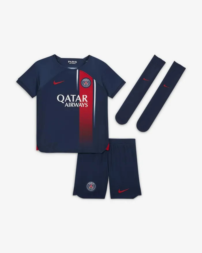 Kids Nike All Accessories And Equipment Paris SaintGermain 202324 Home Midnight Navyuniversity Reduniversity Red