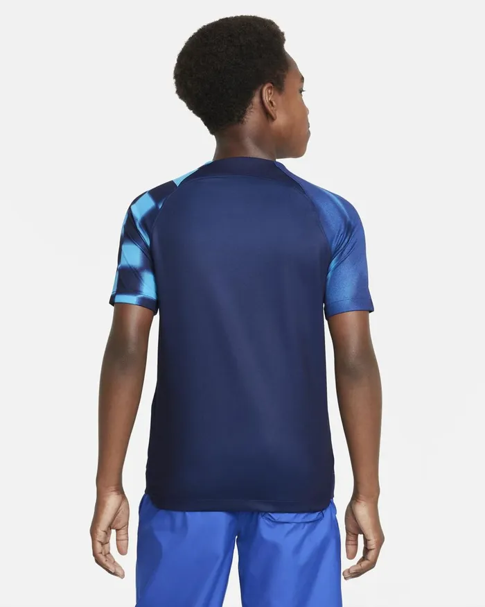 Kids Nike All Clothing Croatia 202223 Stadium Away Blackened Blueuniversity Red