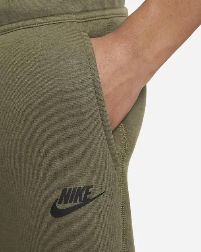 Kids Nike All Clothing Sportswear Tech Fleece Medium Oliveblack