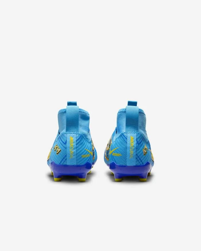 Kids Nike Football Jr Mercurial Superfly 9 Pro KM FGMG Baltic Bluewhite