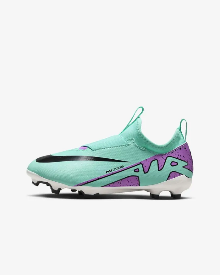 Kids Nike Football Jr Mercurial Vapor 15 Academy Hyper Turquoiseblackwhitefuchsia Dream