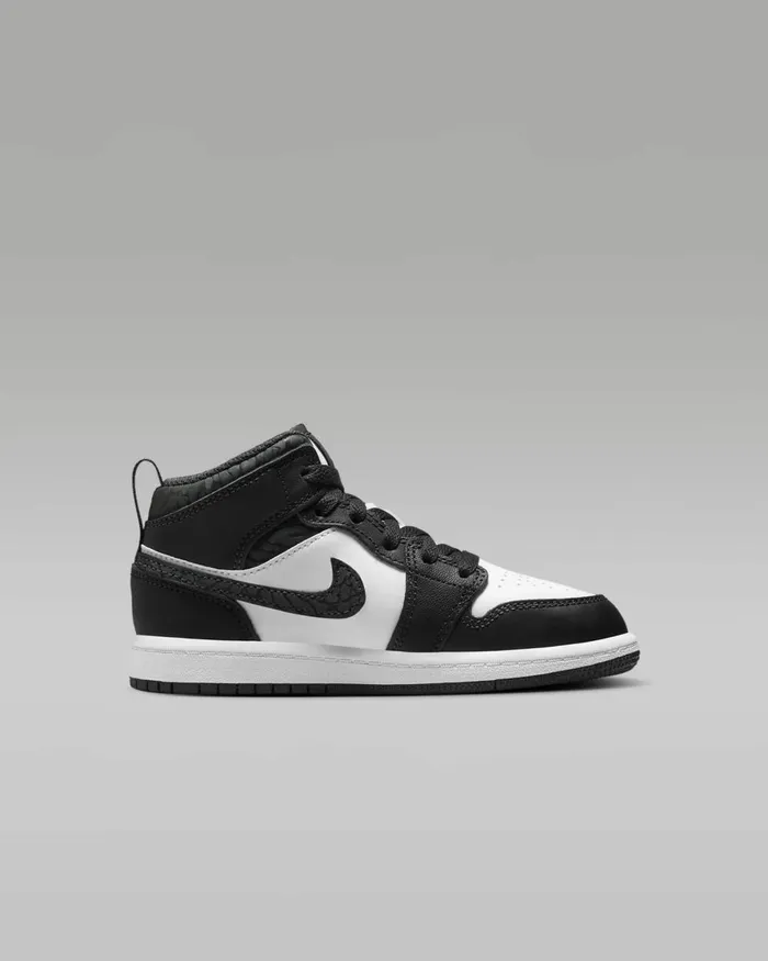 Kids Nike Jordan Jordan 1 Mid SE Offnoirwhiteblackblack