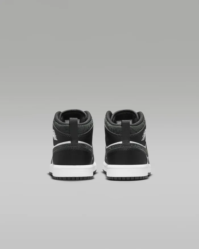Kids Nike Jordan Jordan 1 Mid SE Offnoirwhiteblackblack