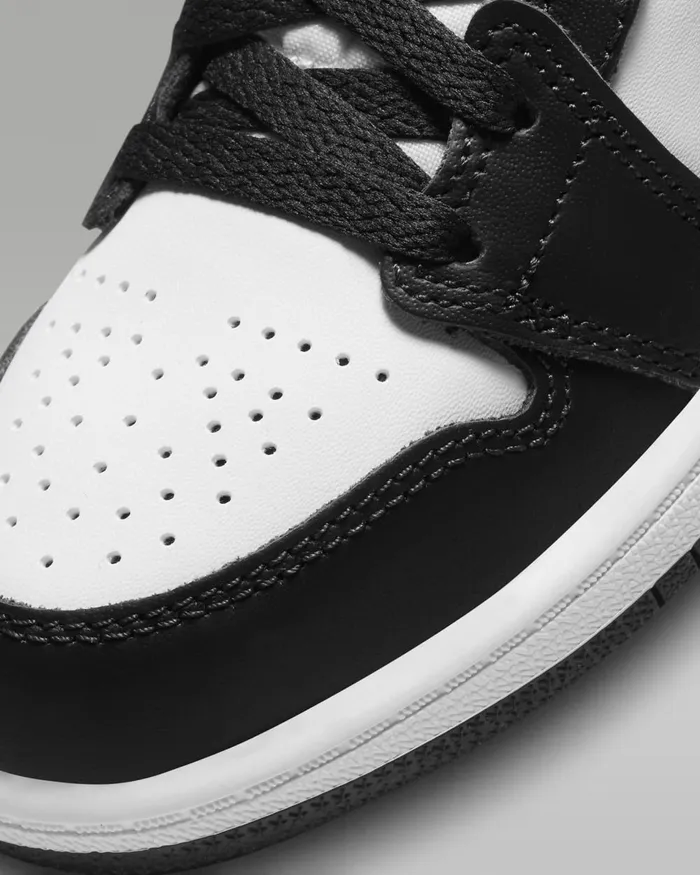 Kids Nike Jordan Jordan 1 Mid SE Offnoirwhiteblackblack