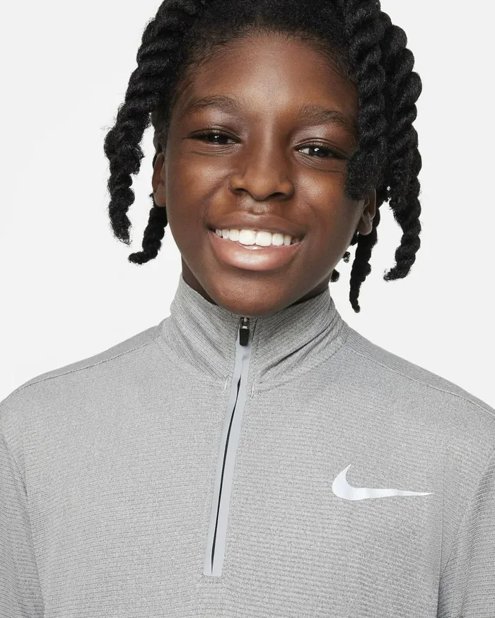 Kids Nike Sport Clothing DriFIT Poly Carbon Heather