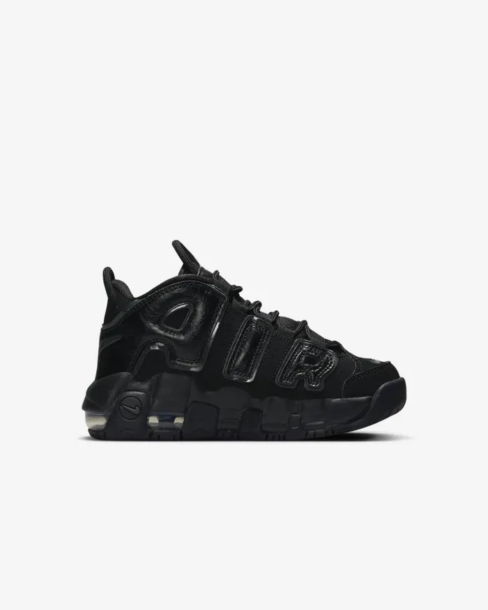 Kids Nike Younger Kids 3 8211 7 Years Air More Uptempo Blackblackanthracite