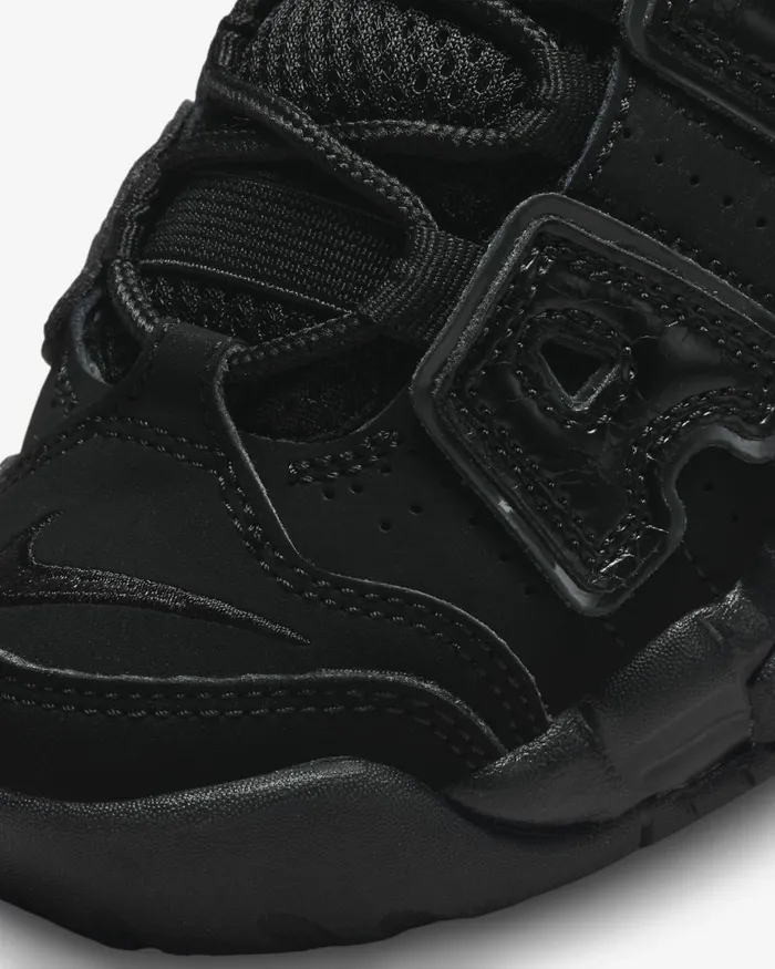 Kids Nike Younger Kids 3 8211 7 Years Air More Uptempo Blackblackanthracite