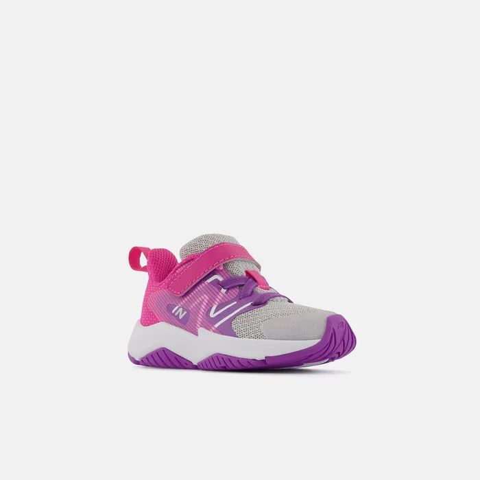 Kids Rave Run V2 Bungee Lace With Top Strap Summer Fog With Mystic Purple And Hipink New Balance Size 0 8211 10 Kids Rave Run V2 Bungee Lace With Top Strap Summer Fog With Mystic Purple And Hipink New Balance Size 0 8211 10