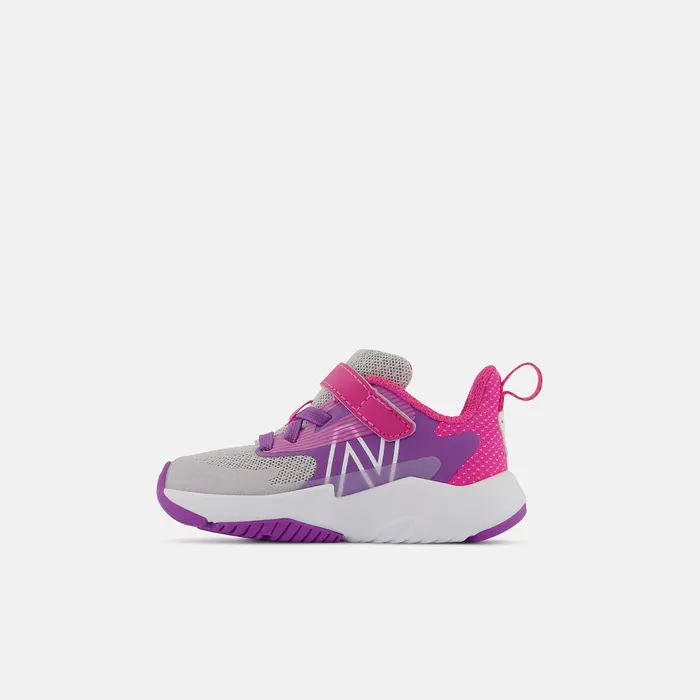Kids Rave Run V2 Bungee Lace With Top Strap Summer Fog With Mystic Purple And Hipink New Balance Size 0 8211 10 Kids Rave Run V2 Bungee Lace With Top Strap Summer Fog With Mystic Purple And Hipink New Balance Size 0 8211 10