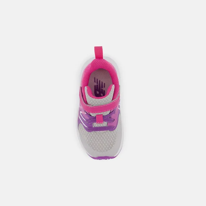 Kids Rave Run V2 Bungee Lace With Top Strap Summer Fog With Mystic Purple And Hipink New Balance Size 0 8211 10 Kids Rave Run V2 Bungee Lace With Top Strap Summer Fog With Mystic Purple And Hipink New Balance Size 0 8211 10