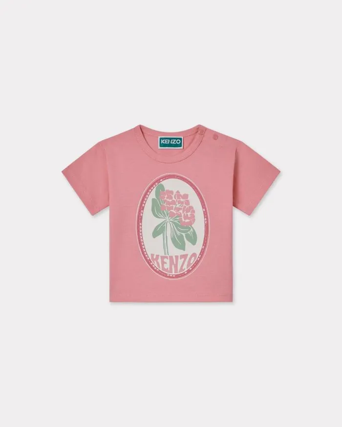 Kids Set Of 2 039KENZO Tour039 Cotton Tshirts Ecru Kenzo Babies 1 Month 8211 2 Years