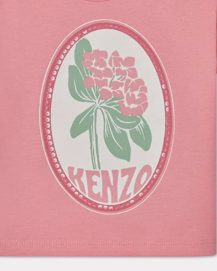 Kids Set Of 2 039KENZO Tour039 Cotton Tshirts Ecru Kenzo Babies 1 Month 8211 2 Years