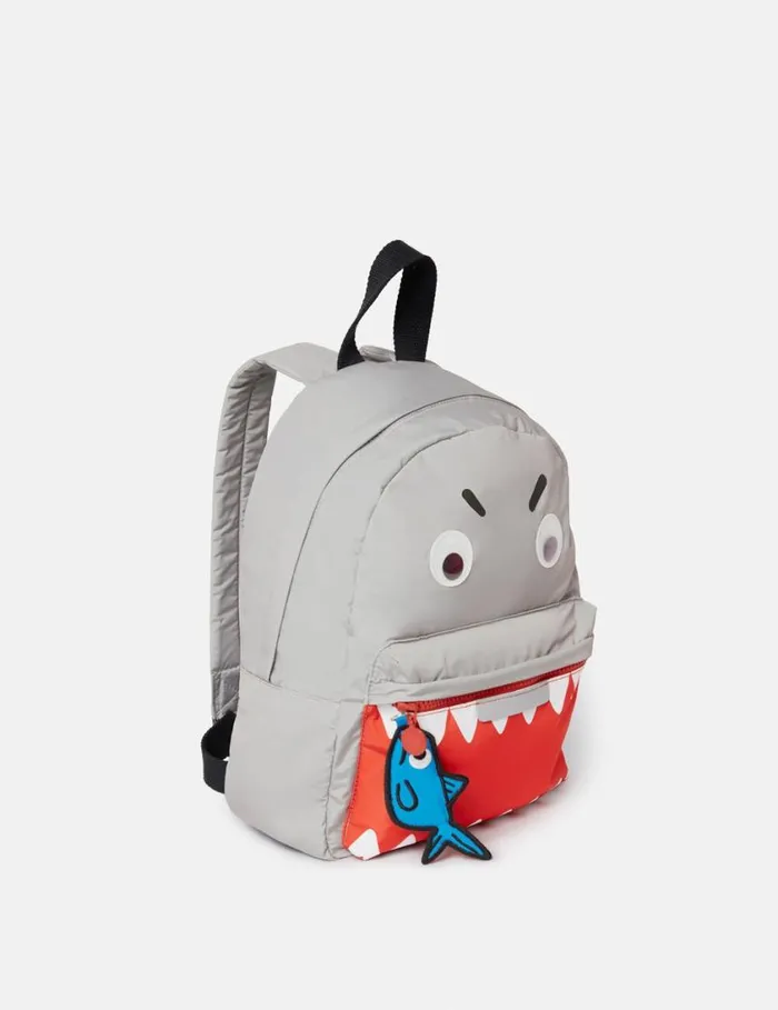Kids Shark Print Backpack Grey Stella McCartney Shoes And Accessories Kids Shark Print Backpack Grey Stella McCartney Shoes And Accessories