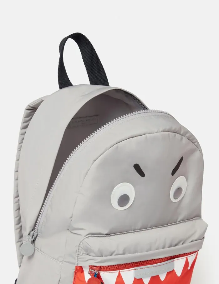 Kids Shark Print Backpack Grey Stella McCartney Shoes And Accessories Kids Shark Print Backpack Grey Stella McCartney Shoes And Accessories