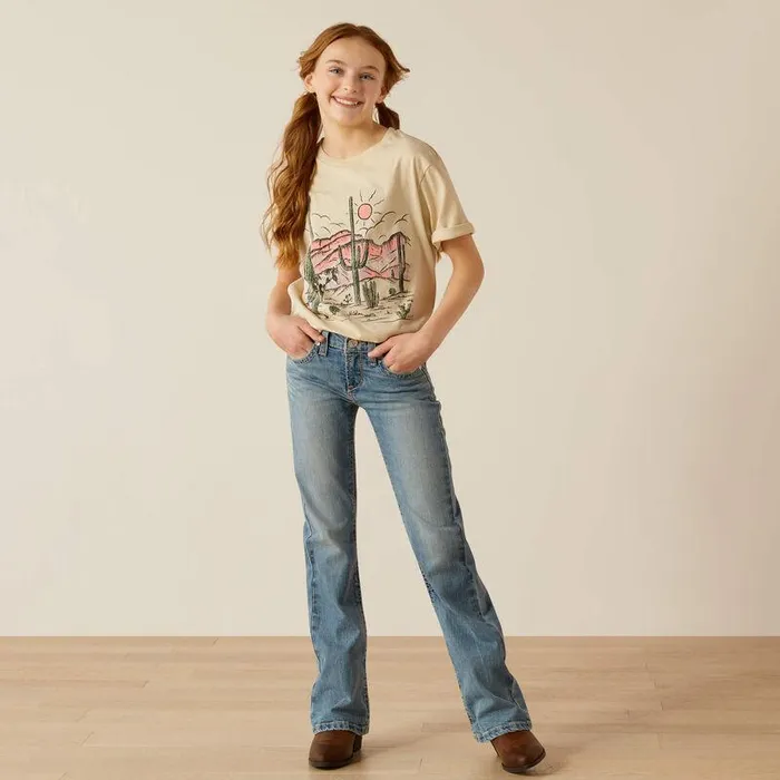 Kids TShirts and Polos Ariat Ariat Horse With No Name TShirt Natural Kids TShirts and Polos Ariat Ariat Horse With No Name TShirt Natural