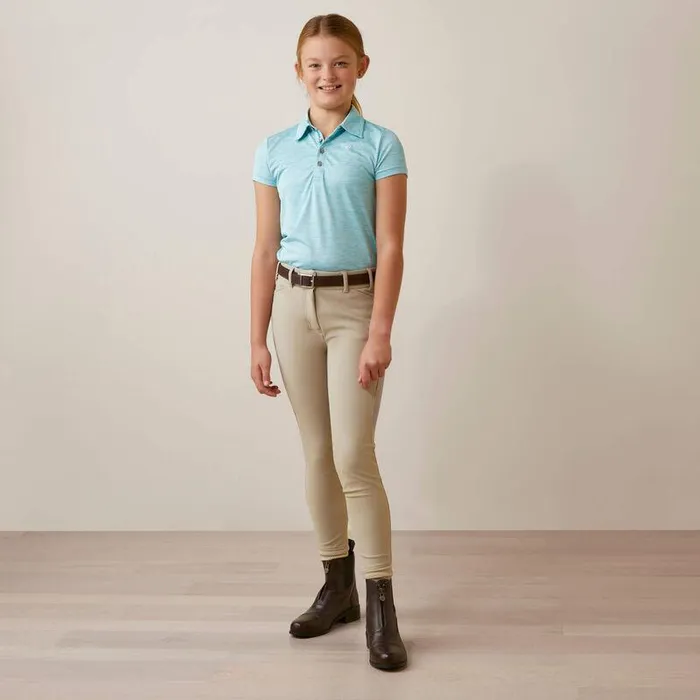 Kids TShirts and Polos Ariat Laguna Polo Heather Maui Blue Kids TShirts and Polos Ariat Laguna Polo Heather Maui Blue