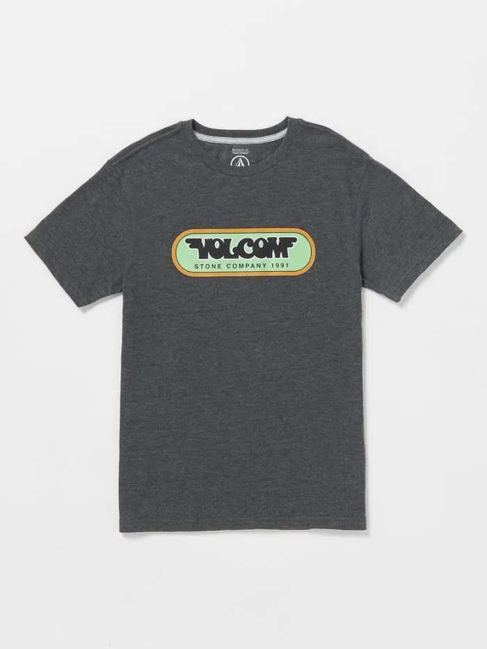 Kids TShirts and Tanks Volcom Big Boys Heavy Gain Short Sleeve Tee 8211 Dark Black Heather Kids TShirts and Tanks Volcom Big Boys Heavy Gain Short Sleeve Tee 8211 Dark Black Heather