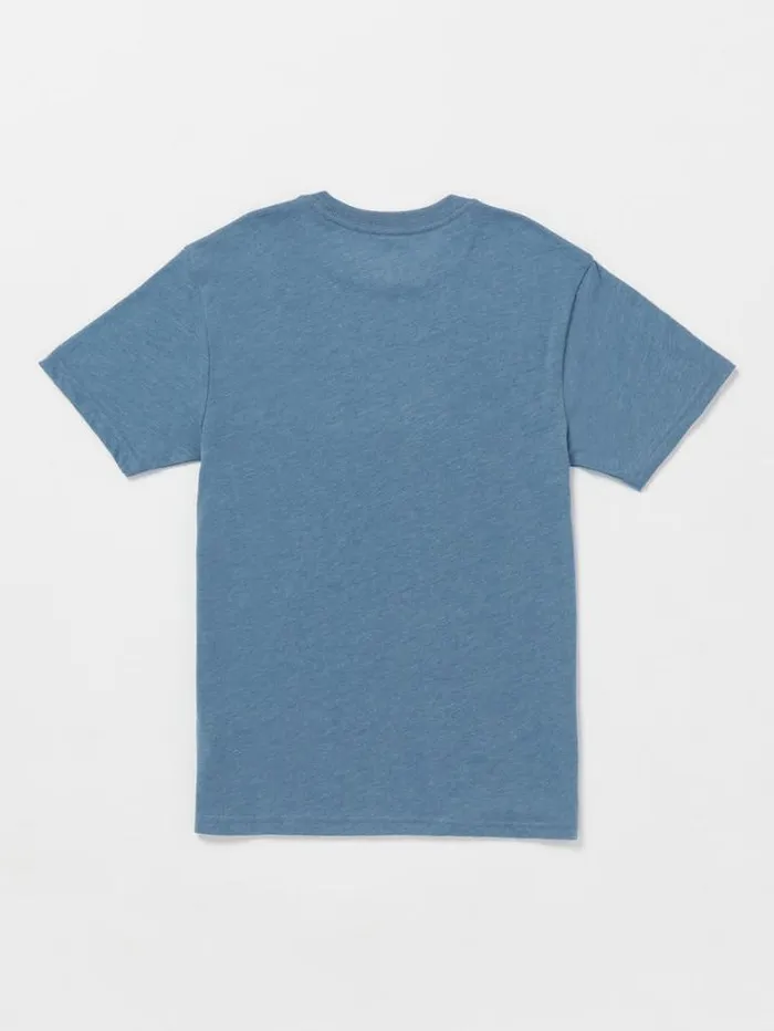 Kids TShirts and Tanks Volcom Little Boys Heavy Gain Short Sleeve Tee 8211 Indigo Ridge Heather