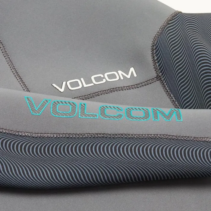 Kids Wetsuits Volcom Big Boys Modulator 2mm Chest Zip Long Sleeve Springsuit 8211 Charcoal