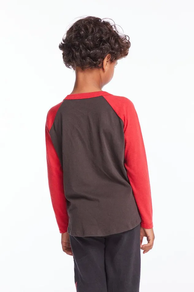KidsWomens Boys Chaser Brand Rolling Stones Script Logo Boys Long Sleeve