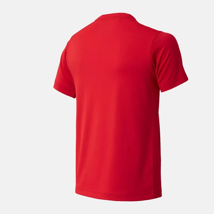Kids Youth NB Short Sleeve Tech Tee Red New Balance Tops Kids Youth NB Short Sleeve Tech Tee Red New Balance Tops