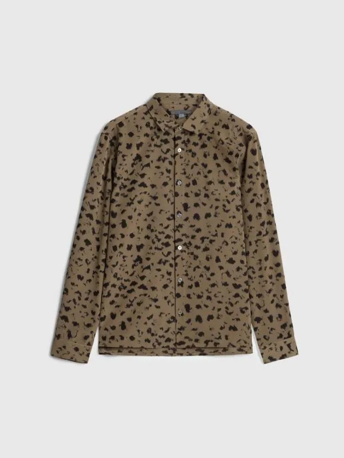 KINNEY SHIRT Espresso Clothing John Varvatos Shirts