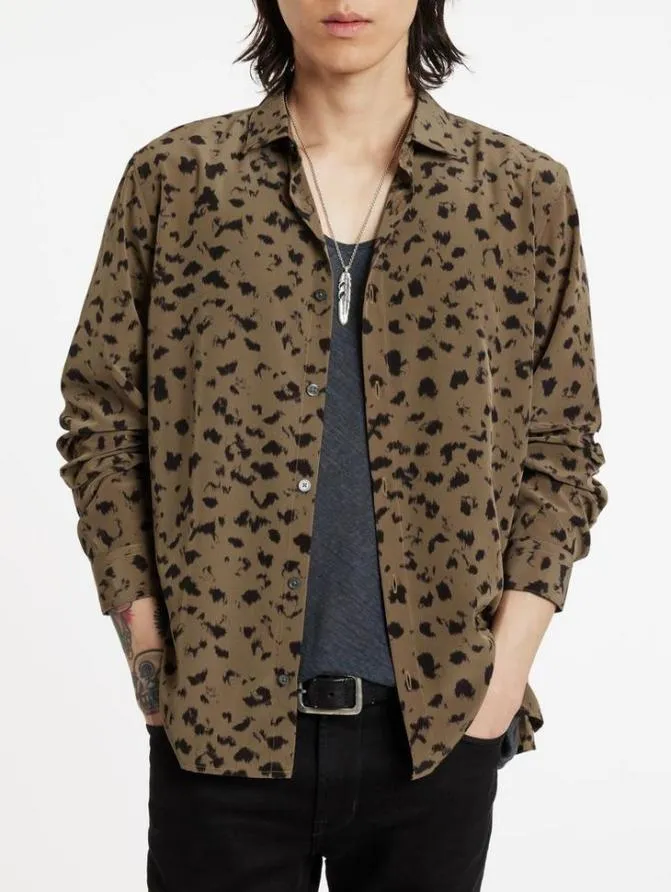 KINNEY SHIRT Espresso Clothing John Varvatos Shirts KINNEY SHIRT Espresso Clothing John Varvatos Shirts
