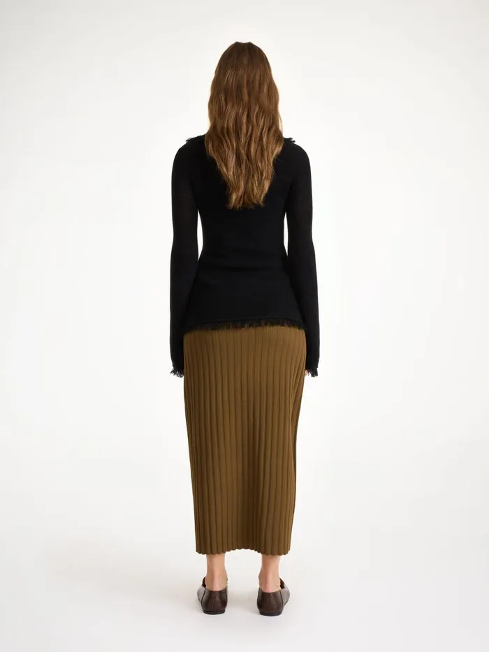 Knitwear Women By Malene Birger Dreele Woolblend Sweater Black Knitwear Women By Malene Birger Dreele Woolblend Sweater Black