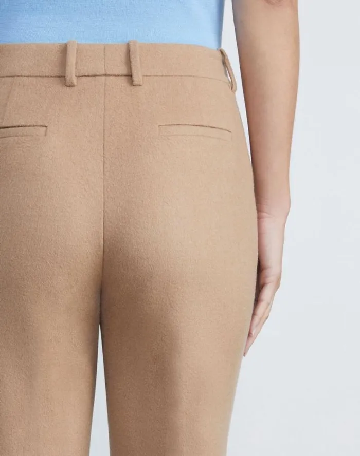 Lafayette 148 New York Camel Hair Clinton Ankle Pant Camel Ready To Wear Pants and Shorts