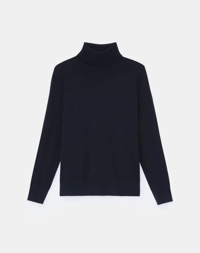 Lafayette 148 New York Cashmere Turtleneck Sweater Black Ready To Wear Sweaters and Knits Lafayette 148 New York Cashmere Turtleneck Sweater Black Ready To Wear Sweaters and Knits