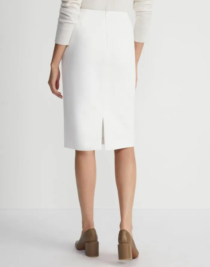 Lafayette 148 New York Finesse Crepe Pencil Skirt Black Ready To Wear Skirts
