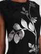 Lafayette 148 New York Flora Bloom Metallic Jacquard ViscoseSilk Dress Black Multi Ready To Wear Dresses
