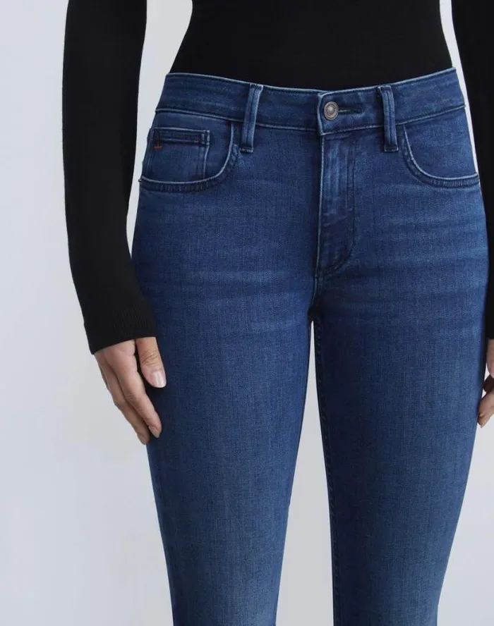 Lafayette 148 New York L148 Denim Mercer KickFlare Jean Empire Indigo Ready To Wear Pants and Shorts