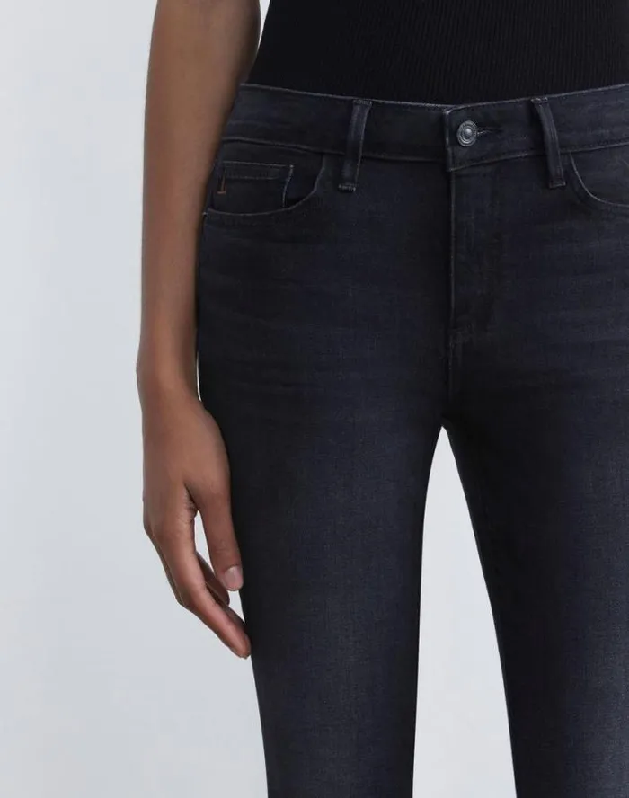 Lafayette 148 New York L148 Denim Mercer Skinny Jean Washed Onyx Ready To Wear Pants and Shorts